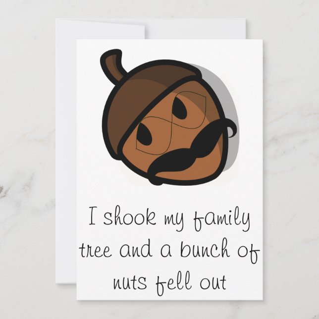 I Shook My Family Tree  Family Reunion Invitations (Front)