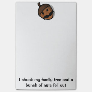 I shook my family tree post it notes