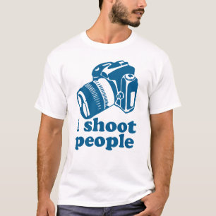 I Shoot People - Blue T-Shirt