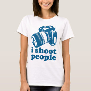 I Shoot People - Blue T-Shirt