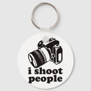I Shoot People! Keychain