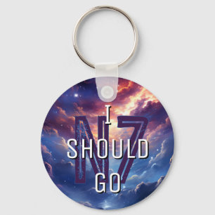 I Should Go Keychain