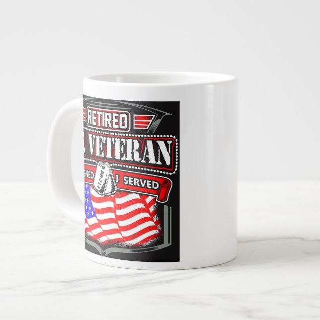 I signed I served coffee mug (Front Left)