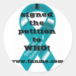 I signed the petition stickers... classic round sticker