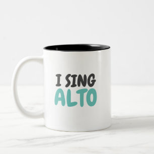 I Sing Alto Musical Mug
