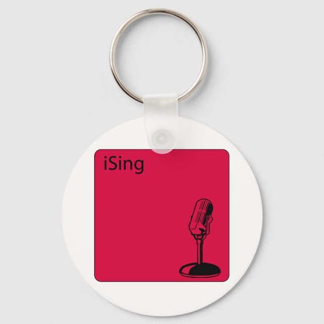 I sing keychain (Front)