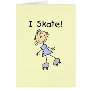 I Skate - Girl Roller Skater