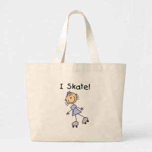 I Skate Stick Figure Girl Bag