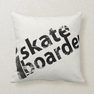 i Skateboard Coussin Black and White Thailande