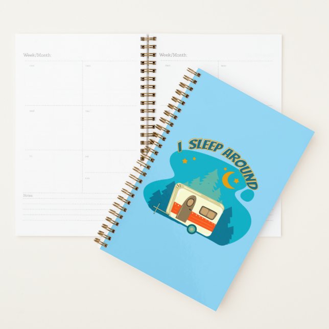 I Sleep Around Camper Van Camping Explorer Nature Planner (Display)