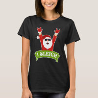 I SLEIGH, ROCK N ROLL FUNNY CHRISTMAS XMAS GIFT He