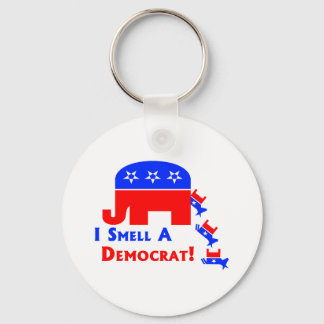 I Smell A Democrat Keychain