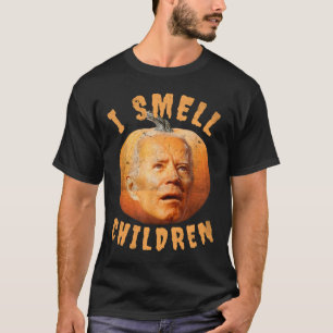 I-Smell-Children anti-joe Biden Funny Witches Hall T-Shirt