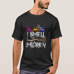 I Smell Children Funny Witches Halloween Party Cos T-Shirt
