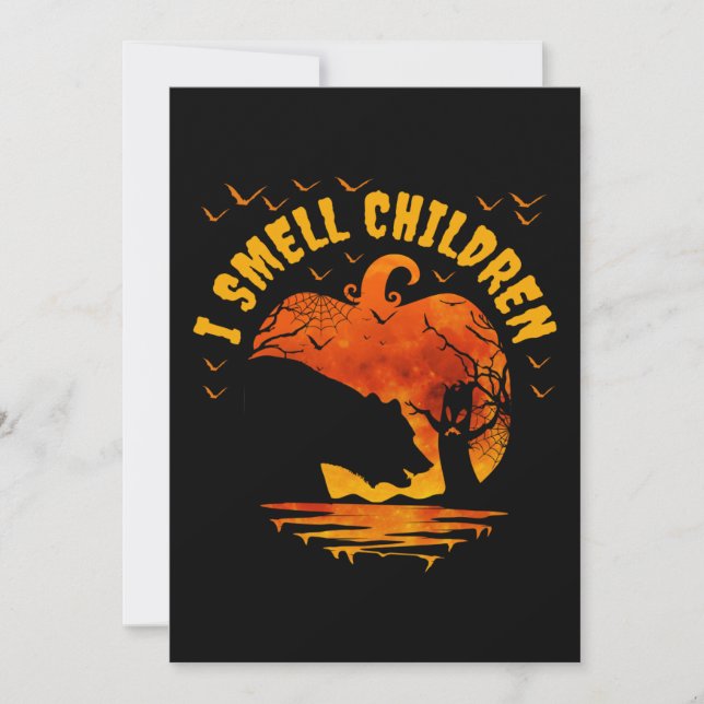 I SMELL CHILDREN INVITATION (Front)