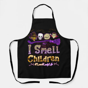 I Smell Children Lunch Lady Life Halloween Lunch L Apron