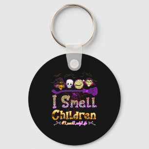 I Smell Children Lunch Lady Life Halloween Lunch L Keychain