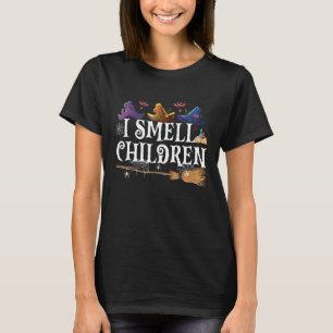 I Smell Children Witch Halloween Party Costume Tri T-Shirt