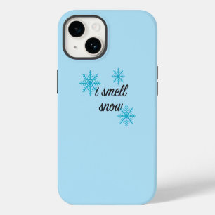 I Smell Snow Snowflake Motif iPhone 14 Case
