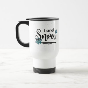I Smell Snow Travel Mug