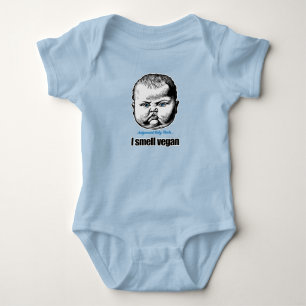 I smell Vegan - dry humour Baby Bodysuit