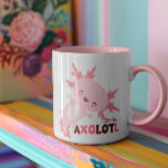 I Smile A Lot Personalized Kawaii Axolotl Mug<br><div class="desc">I Smile A Lot Personalized Kawaii Axolotl Mug - The Mexican walking fish better known as the Axolotl is here to rock your world. These exotic sea creatures are taking the world by storm and it's easy to see why. Crack up everyone in the office or the next work meeting...</div>