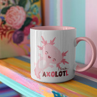 I Smile A Lot Personalized Kawaii Axolotl