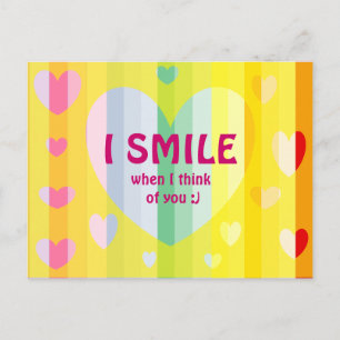 I SMILE WHEN I THINK OF YOU CARD