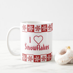 I ❤️ Snowflakes Coffee Mug