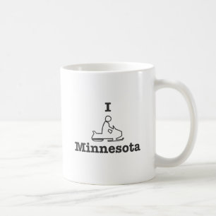 I Snowmobile Minnesota Coffee Mug