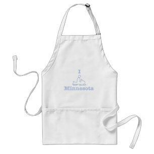 I Snowmobile Minnesota Standard Apron