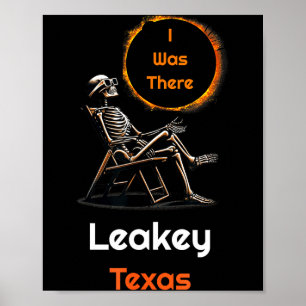 I Solar Eclipse Leakey Texas There Poster