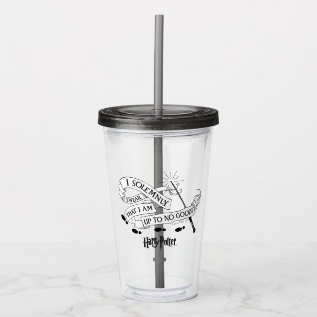 I Solemnly Swear That I Am Up To No Good Acrylic Tumbler (Front)