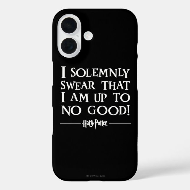 I SOLEMNLY SWEAR THAT I AM UP TO NO GOOD™ Case-Mate iPhone CASE (Back)