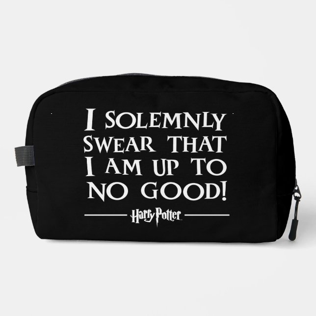 I SOLEMNLY SWEAR THAT I AM UP TO NO GOOD™ DOPP KIT (Front)