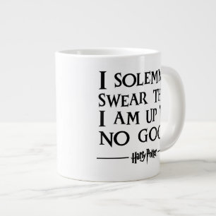 I SOLEMNLY SWEAR THAT I AM UP TO NO GOOD™ LARGE COFFEE MUG
