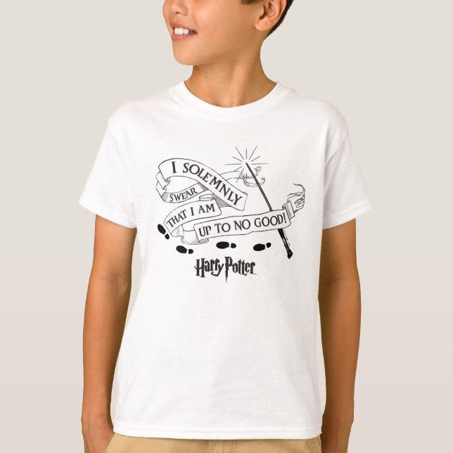 I Solemnly Swear That I Am Up To No Good T-Shirt (Front)