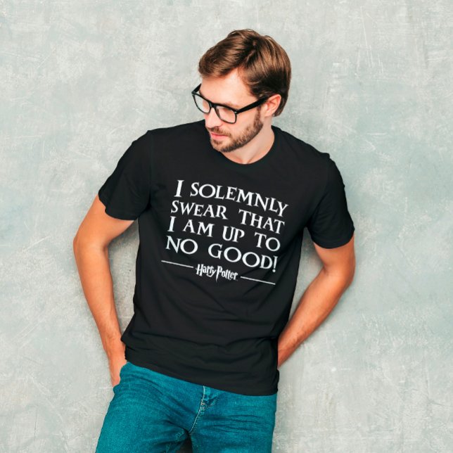 "I Solemnly Swear That I Am Up to No Good" Tri-Blend Shirt (Creator Uploaded)