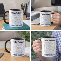 I Solve Problems Funny Math Equations Personalized