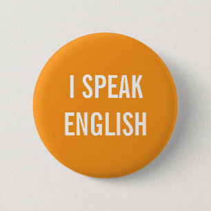 I SPEAK ENGLISH BUTTON
