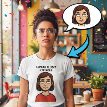 I Speak Fluent Eye Roll – Funny Minimalist Pop Art