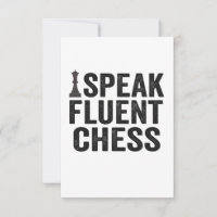 i Speak Fluent Funny Chess Player Checkmate Gift