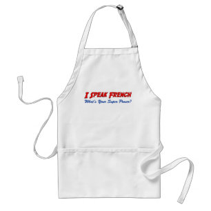 I Speak French Apron