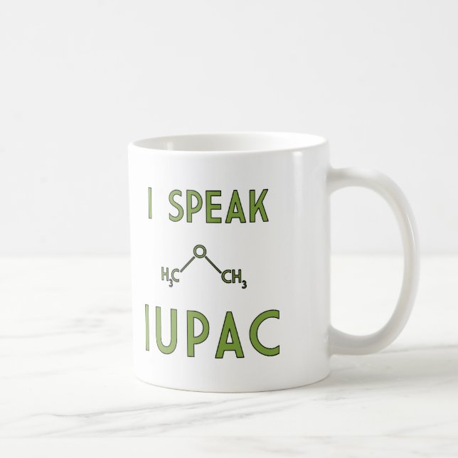 I Speak IUPAC Coffee Mug (Right)
