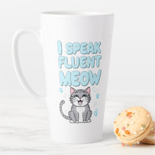 I Speak Meow tasse de café 15oz