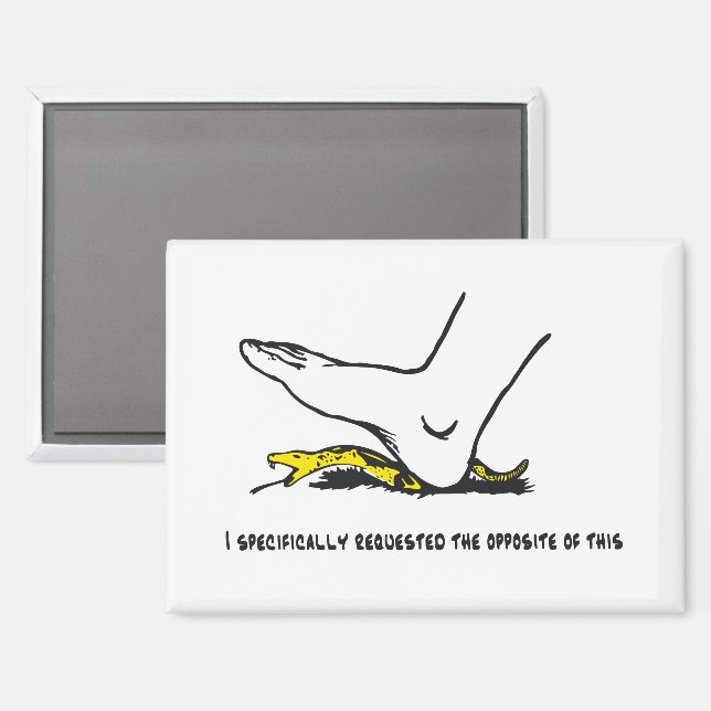 I specifically requested the opposite of this Meme Magnet (Front/Back)
