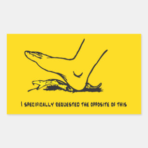 I specifically requested the opposite of this Meme Sticker