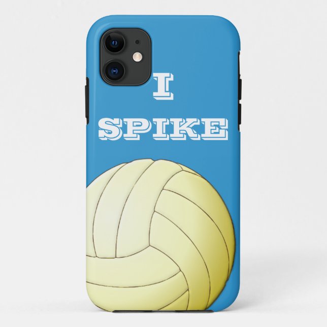 I SPIKE VOLLEYBALL iPhone 5 Case (Back)