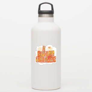 I Spill Things contour autocollant humour cadeau