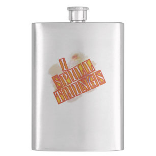 I Spill Things stainless steel flask